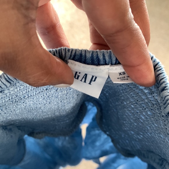 Gap Sleeveless Button-front Dress Light Wash Women’s US XS - Picture 6 of 8